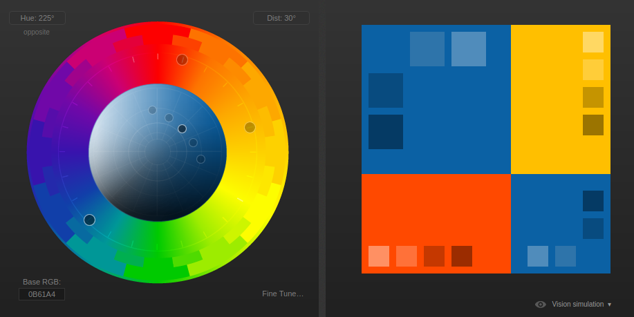 Reflective Data Color Triad