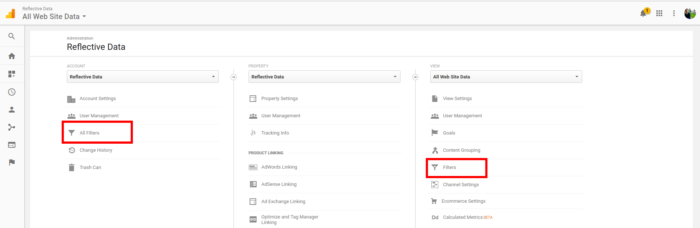 Creating Google Analytics Filters