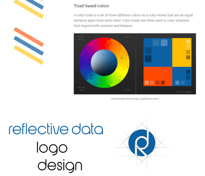 Screenshot of Reflective Data Design Guide