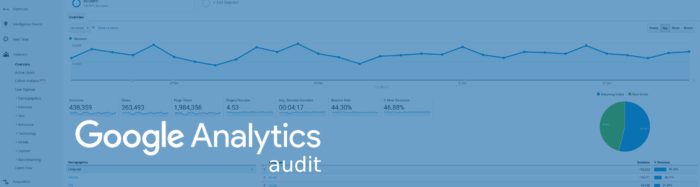 Google Analytics setup Audit