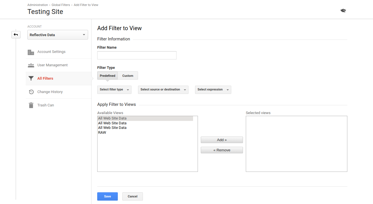 In Which Order Does Google Analytics Filter Data