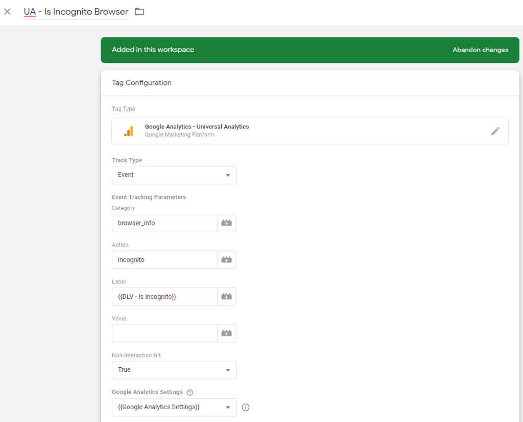 Google Tag Manager Is Incognito Browser Tag Reflective Data
