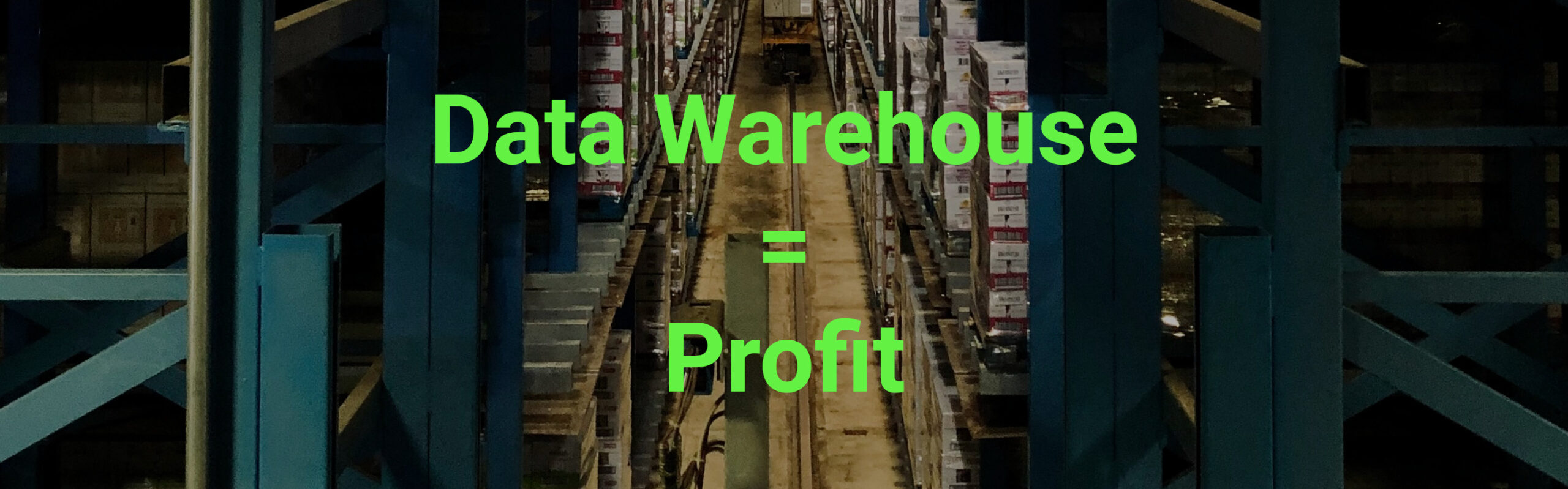 data warehouse profit